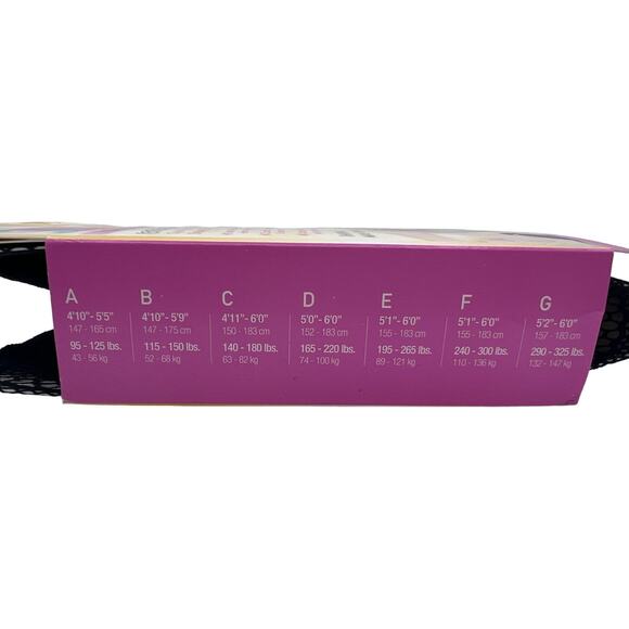 Star Power by Spanx Center Stripe Open-Weave Shaping Tight Style 1657 Black Sz B - Picture 5 of 5